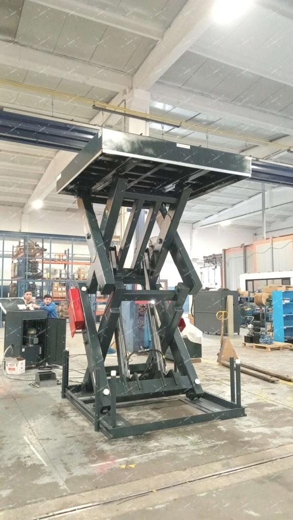 12,000 kg Double Scissor Lift Table for Energy