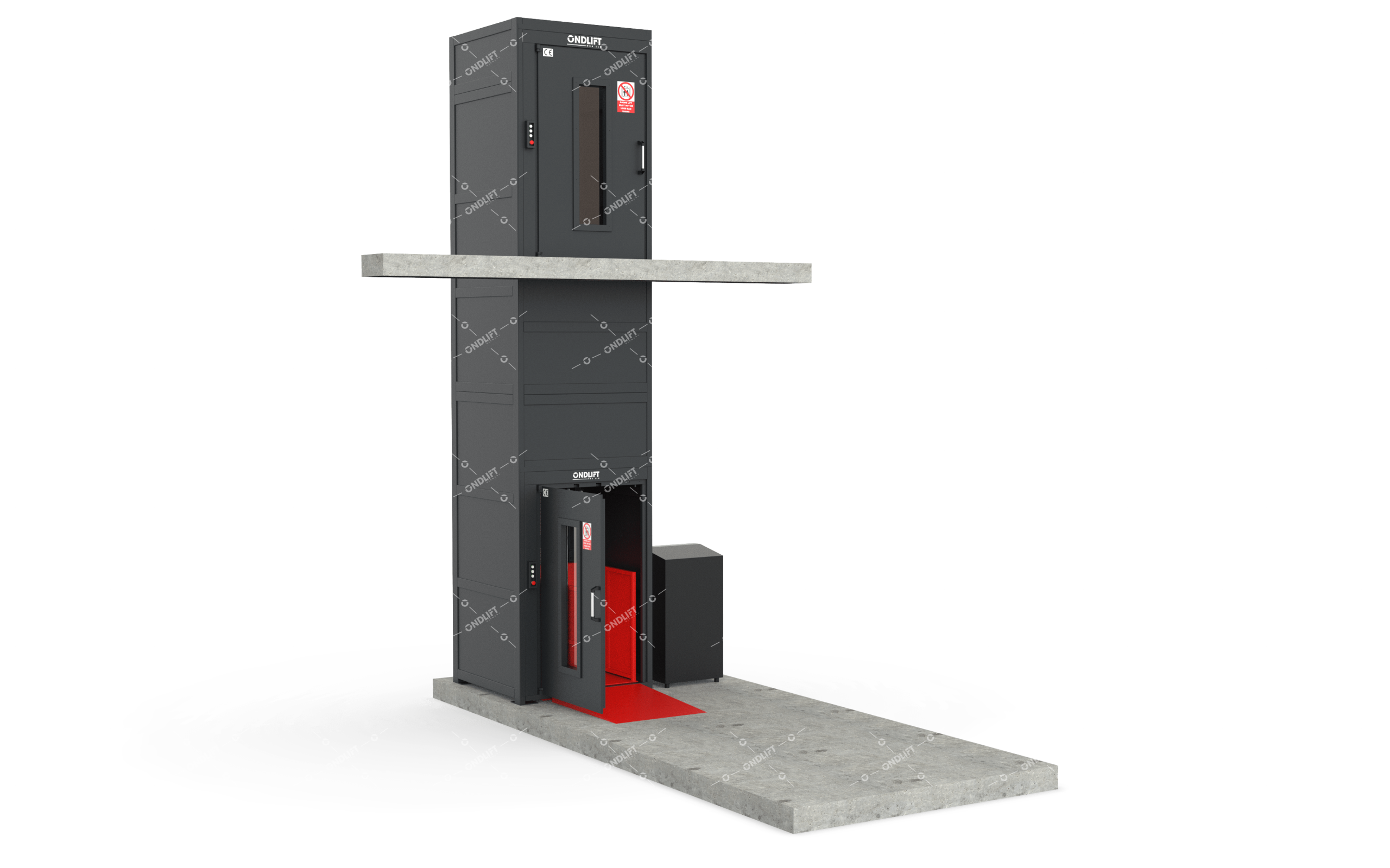 Single Column Goods Lift