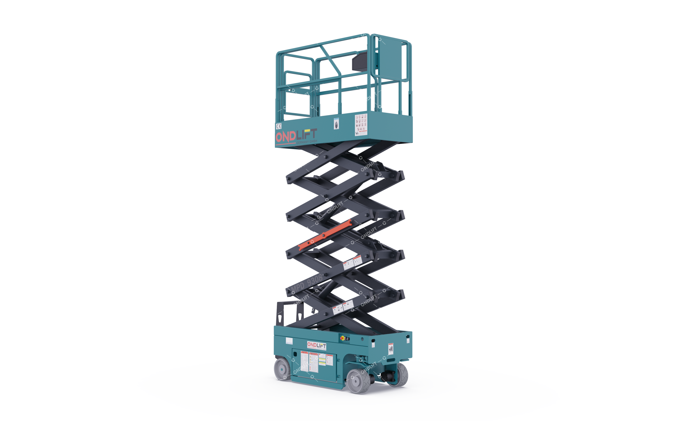 Compact High Lift Compact Type Scissor Lift 9,30 Mt Working Height - OND LİFT