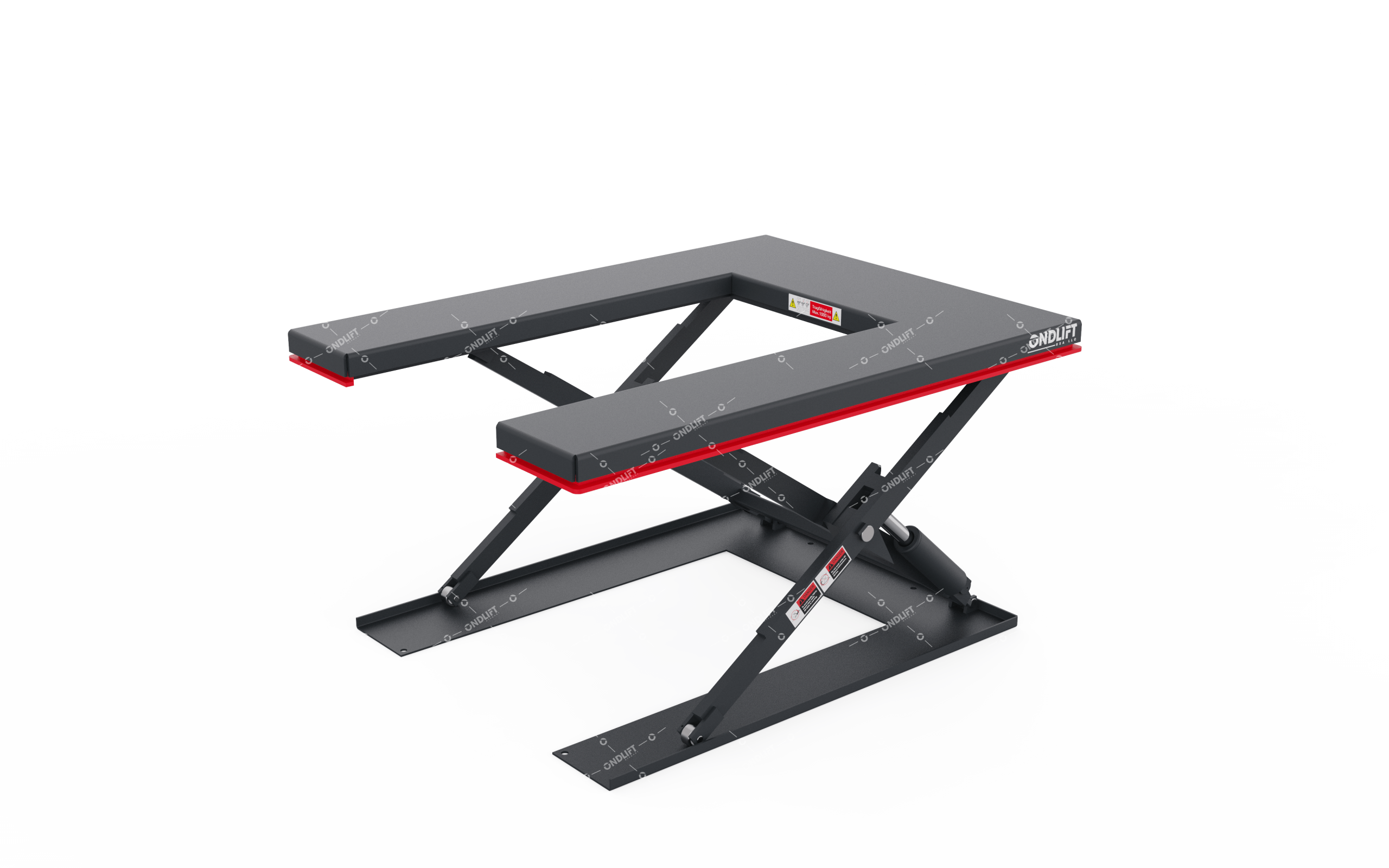 U Form Flachform-Hubtische